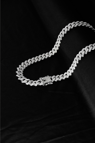 Gift for Him a Iced Out Cuban Link Chain for Men: A Dashing