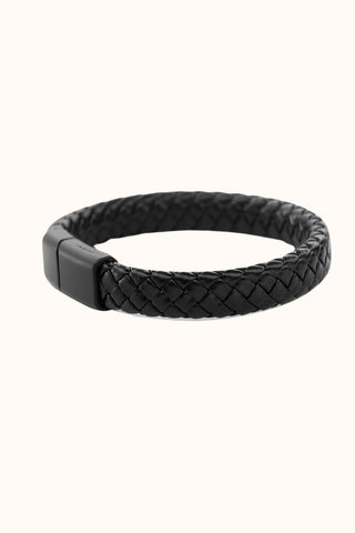 Gift for Him a Braided Leather Men's Bracelet: Stylish and Modern