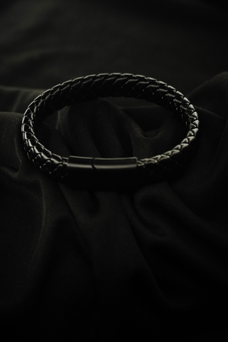Gift for Him a Braided Leather Men's Bracelet: Stylish and Modern