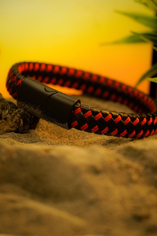 Gift for Him a Braided Leather Men's Bracelet: Stylish and Modern