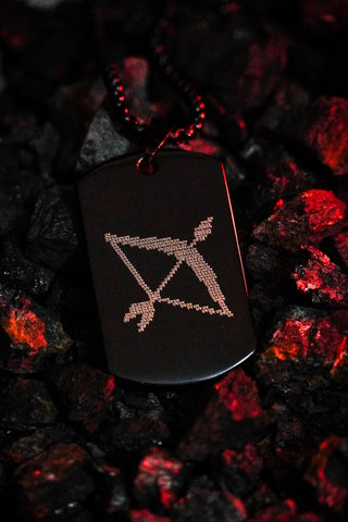 Gift for Him a Spiritual Shri Ram Dhanush Pendant Holy Warrior