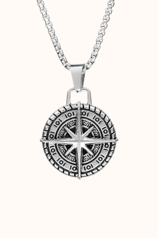 Compass Necklace for Men