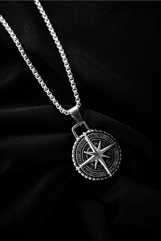 Compass Necklace for Men