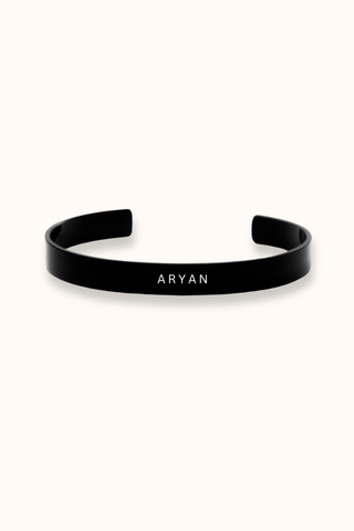 Personalized Name Engraved Cuff Bracelet