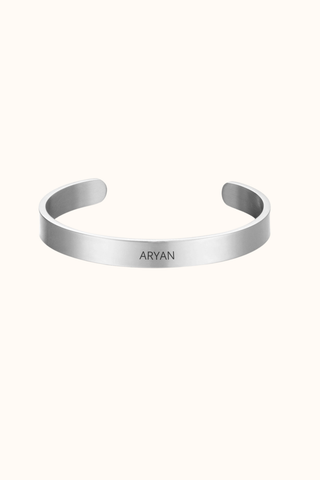 Personalized Name Engraved Cuff Bracelet