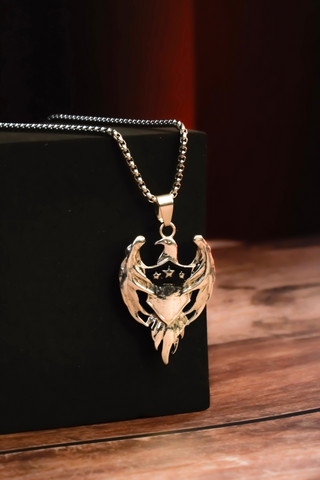 Valentine's Day Gift for Him a Eagle Anchor Pendant Necklace