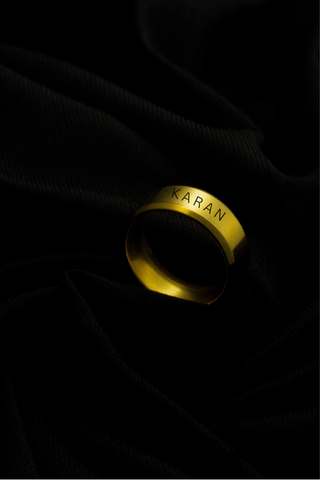 Personalized Name Ring