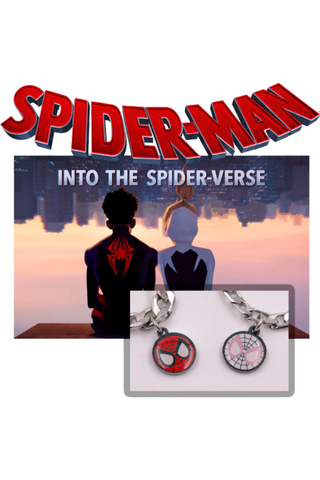 Spider-Man and Spider-Girl Heartlink Bracelets