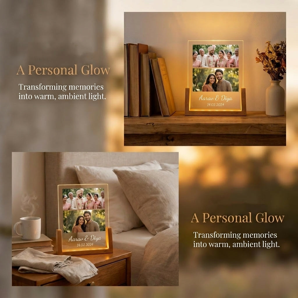Personalized Photo Collage LED Lamp