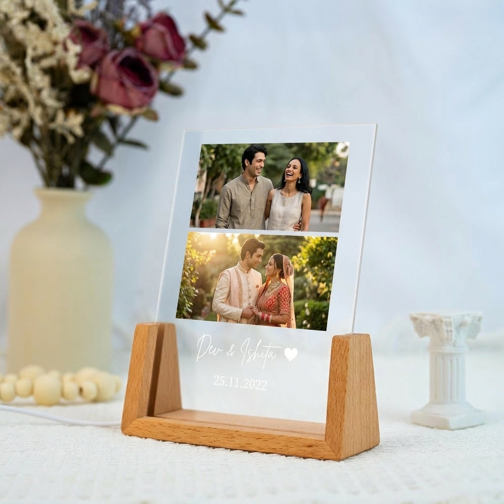 Personalized Photo Collage LED Lamp