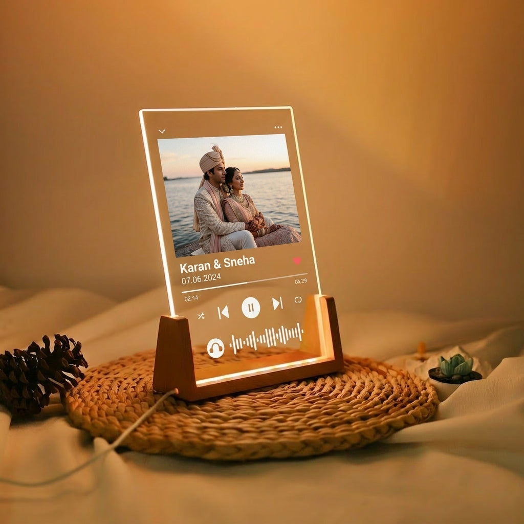 Custom Spotify Song Photo LED Lamp