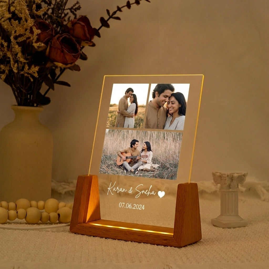 Personalized Photo Collage LED Lamp