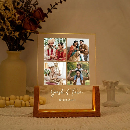 Personalized Photo Collage LED Lamp