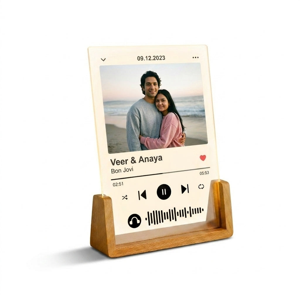 Custom Spotify Song Photo LED Lamp