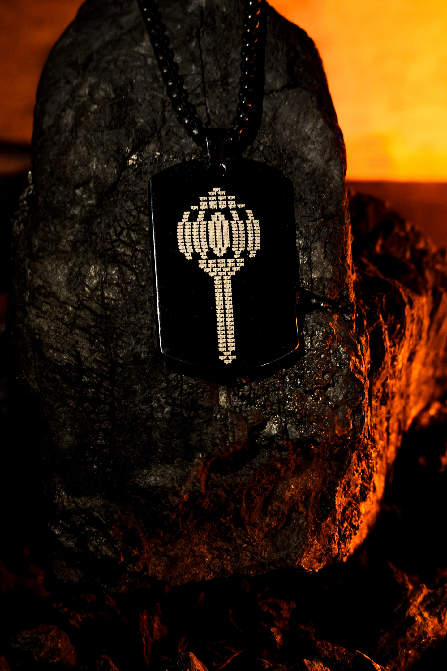 Hanuman Gada Pendant Necklace