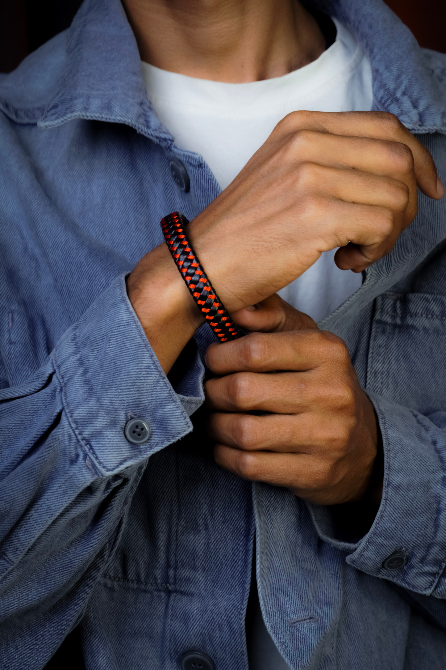 Braided Leather Men's Bracelet