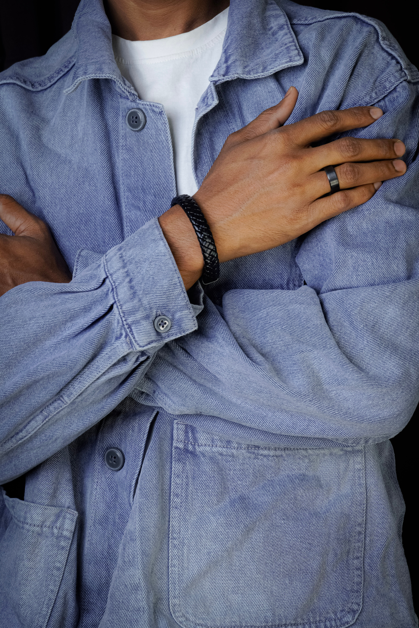 Braided Leather Men's Bracelet