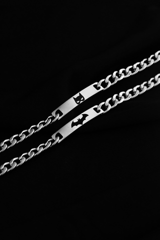 Gift for Couple a Batman and Catwoman Couple Bracelet Romantic