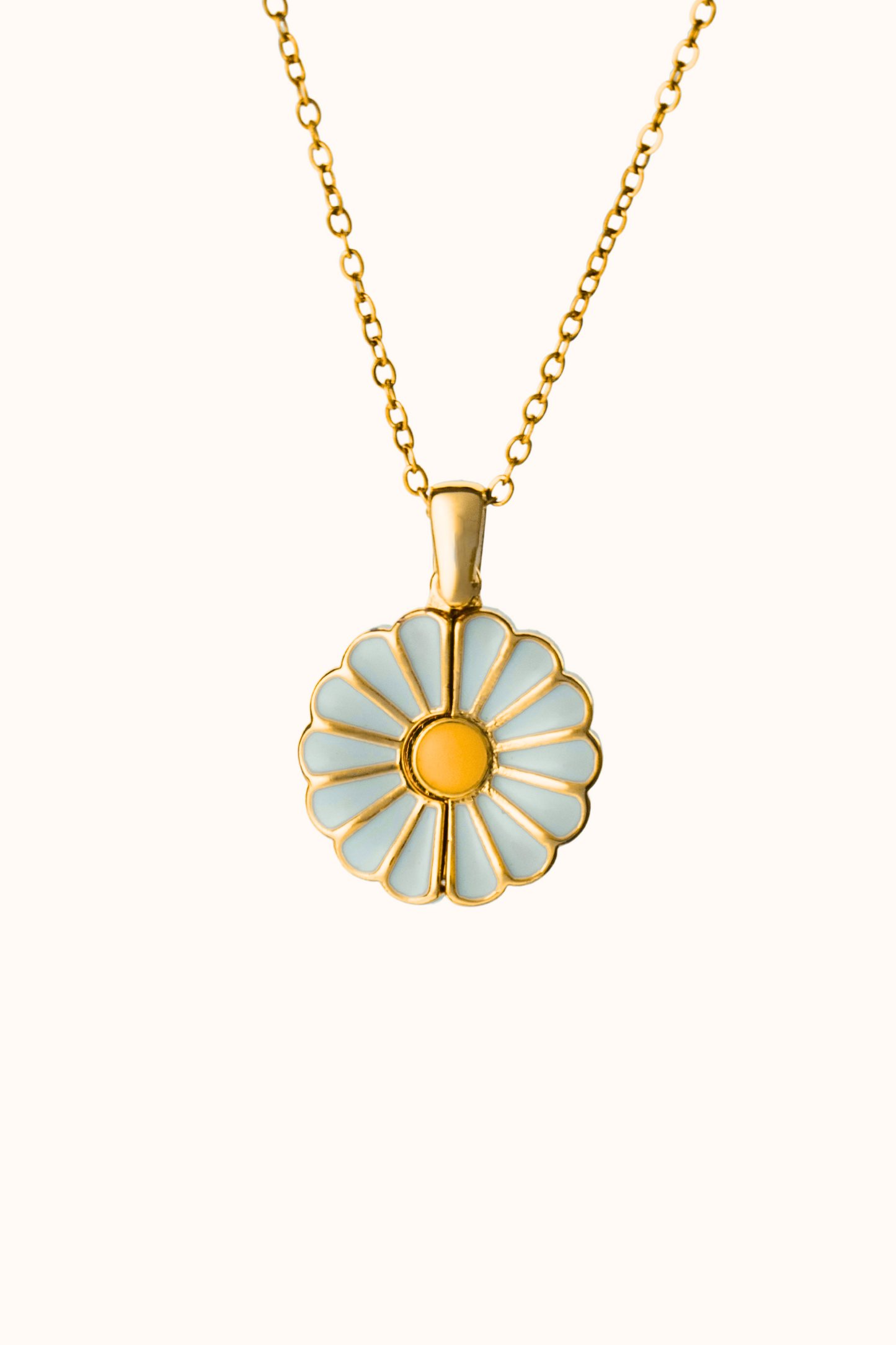 Hidden Message Daisy Necklace