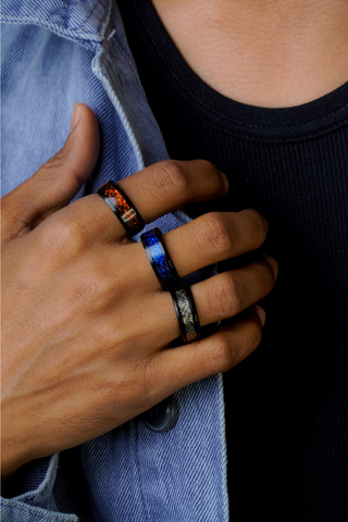 Sleek Titanium Steel Ring