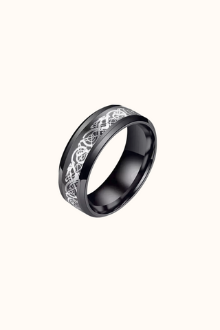 Sleek Titanium Steel Ring