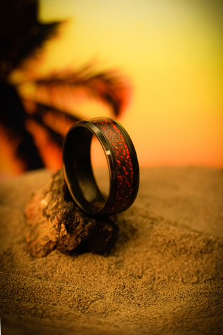 Sleek Titanium Steel Ring