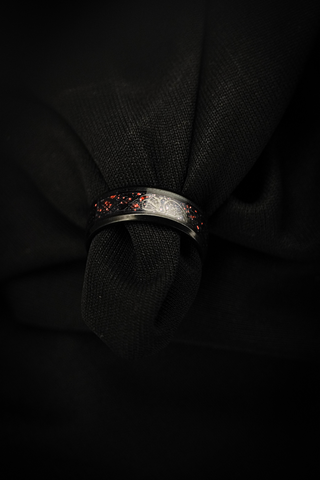Sleek Titanium Steel Ring