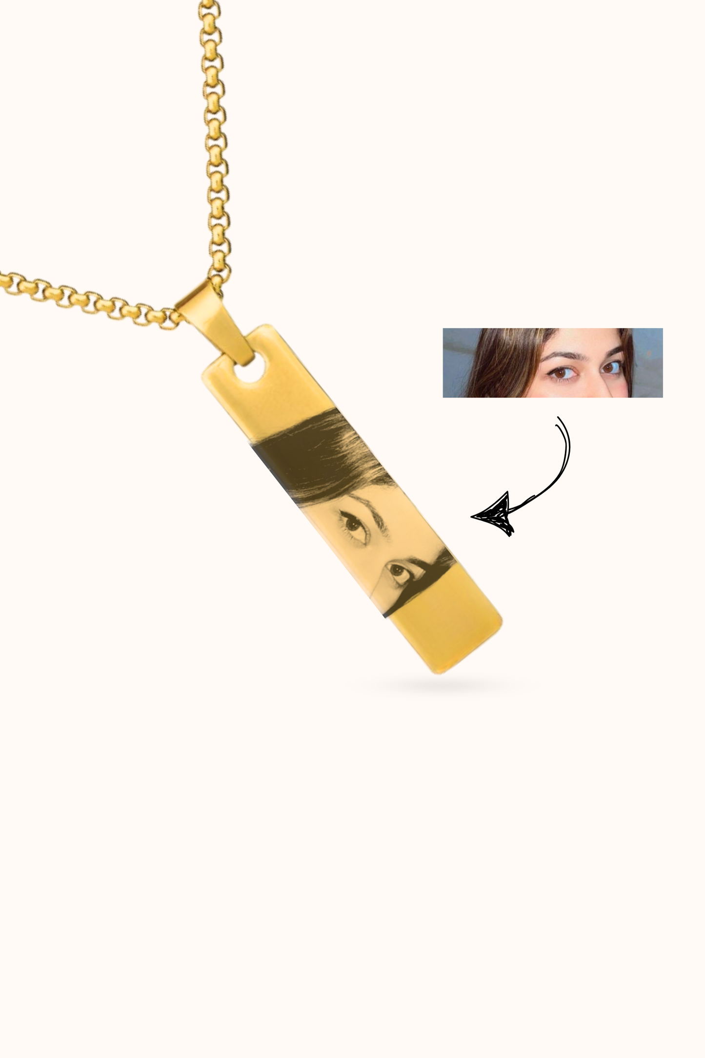 Personalized Photo Necklace