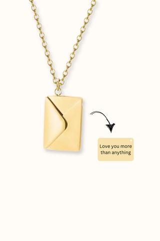 Personalized Envelop Necklace