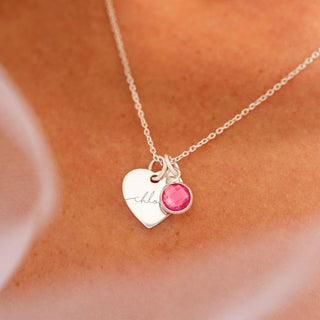  Personalized Birthstone Name Necklace