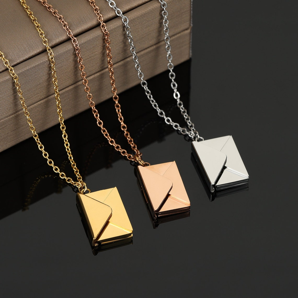 Personalized Gifts for her a Envelop Necklace