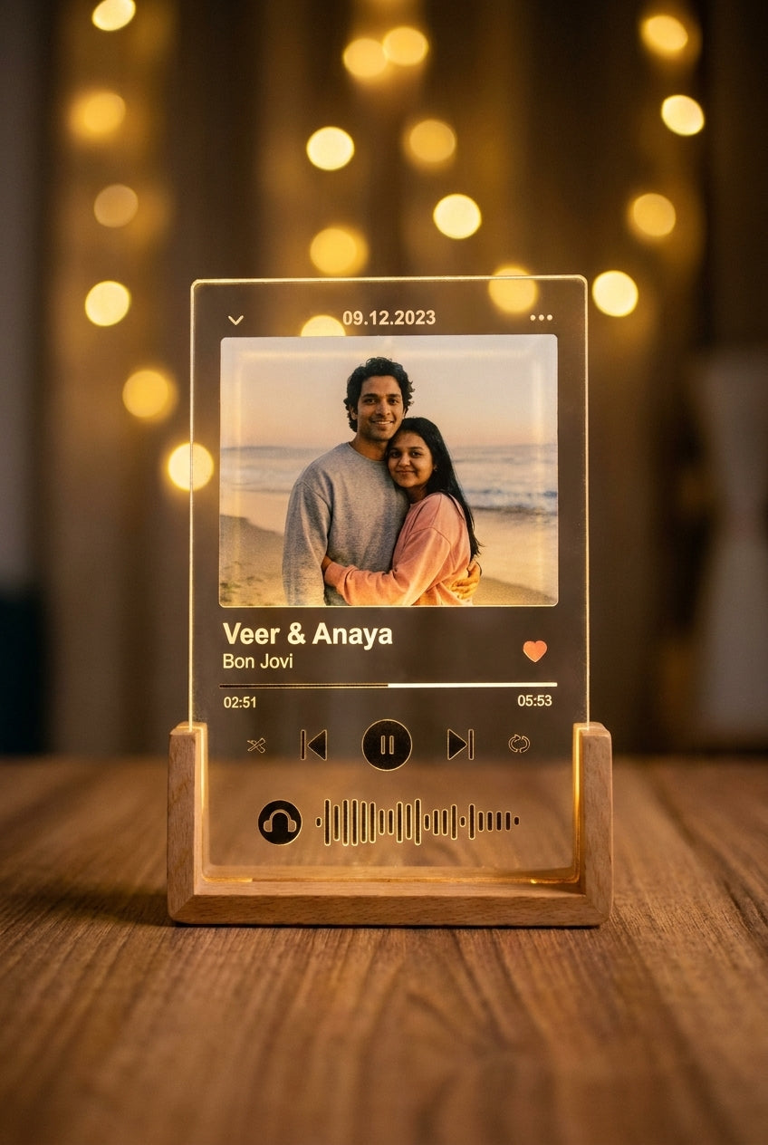 Custom Spotify Song Photo LED Lamp